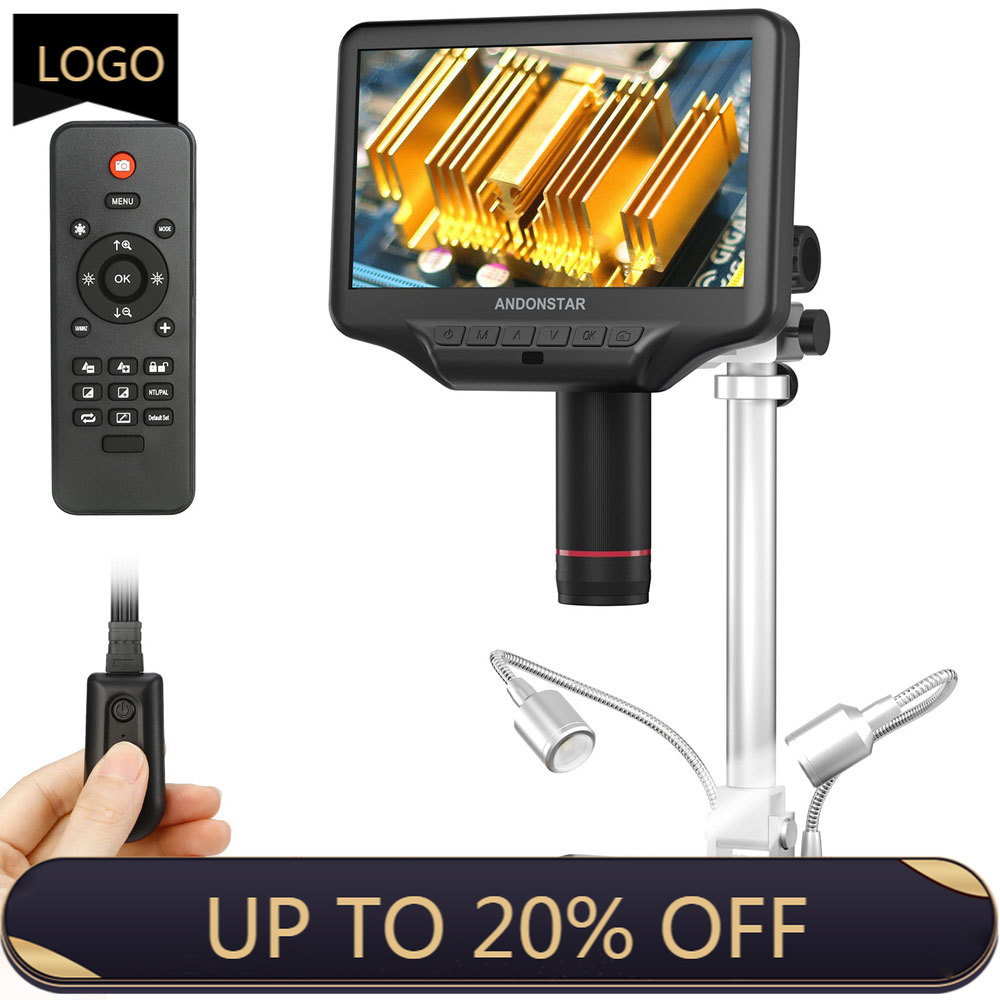 Digital Microscope With Screen 7 Inch - Mikroskop cyfrowy Andonstar AD407 PRO z