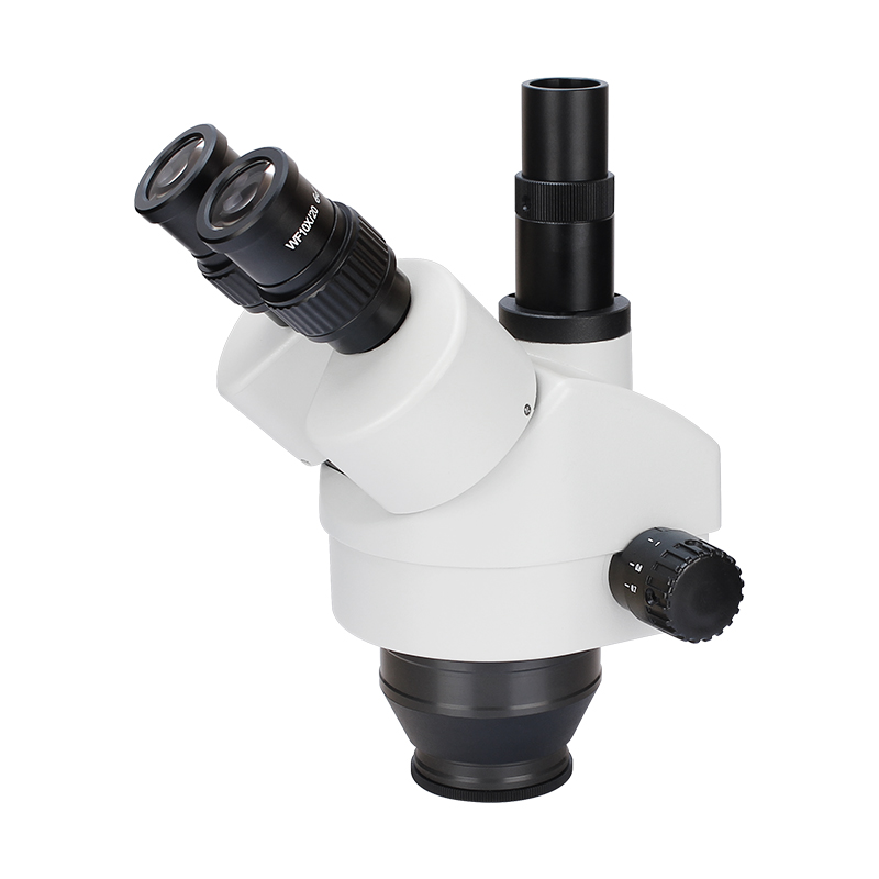 Trinocular Stereo Microscope 7X-45X - Głowica mikroskopu stereoskopowego z funkcją zoomu,