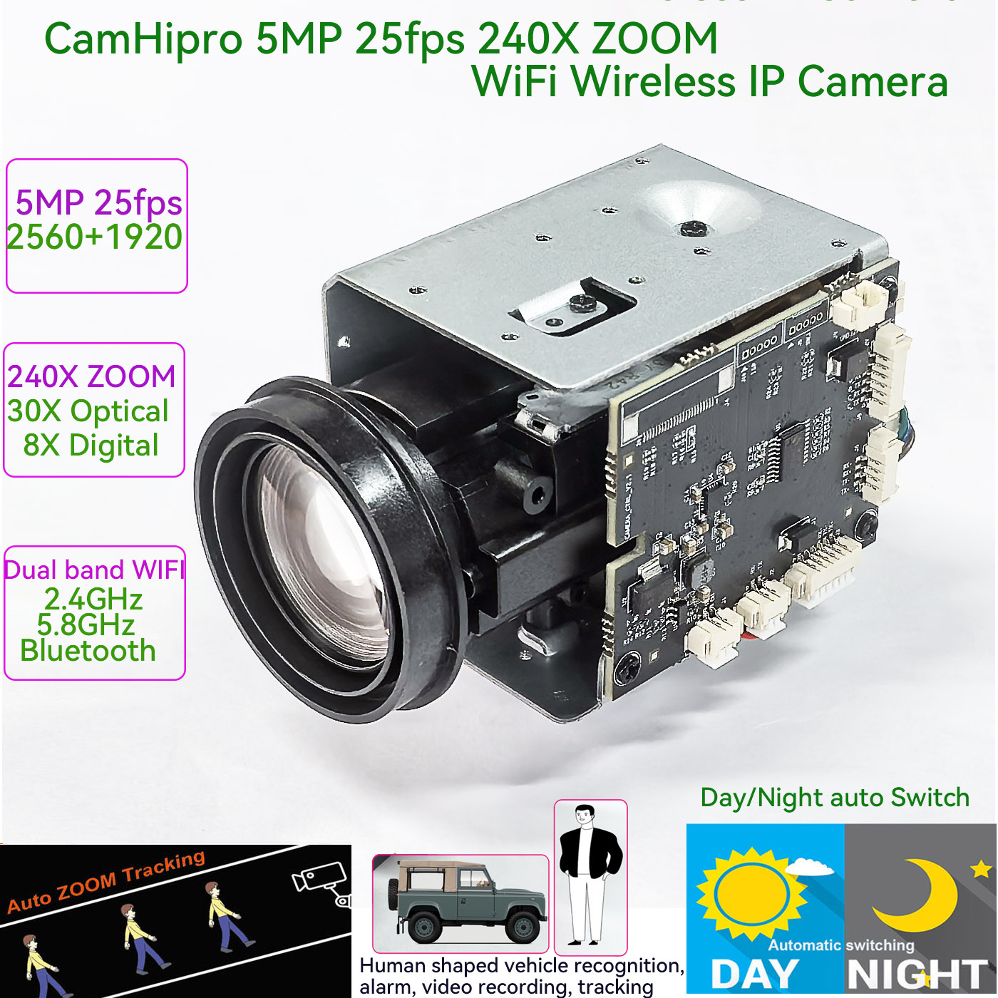 Microscope Camera Sony Imx - Camhi CamHipro Bezprzewodowa Kamera WiFi 5MP
