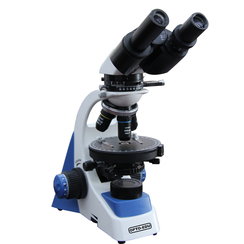 Polarizing Microscope Binocular - Mikroskop polaryzacyjny dwuokularowy OPTO-EDU A15.1302-B na