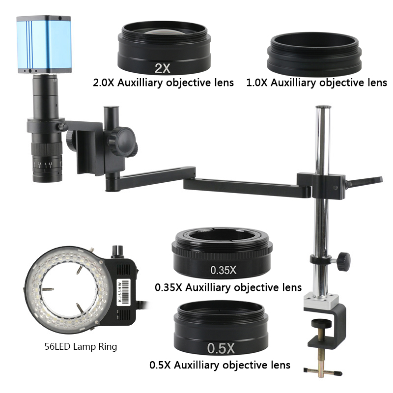 Measuring Microscope Video 1080P - 180X Zoom 1080P Type-C LAB AF
