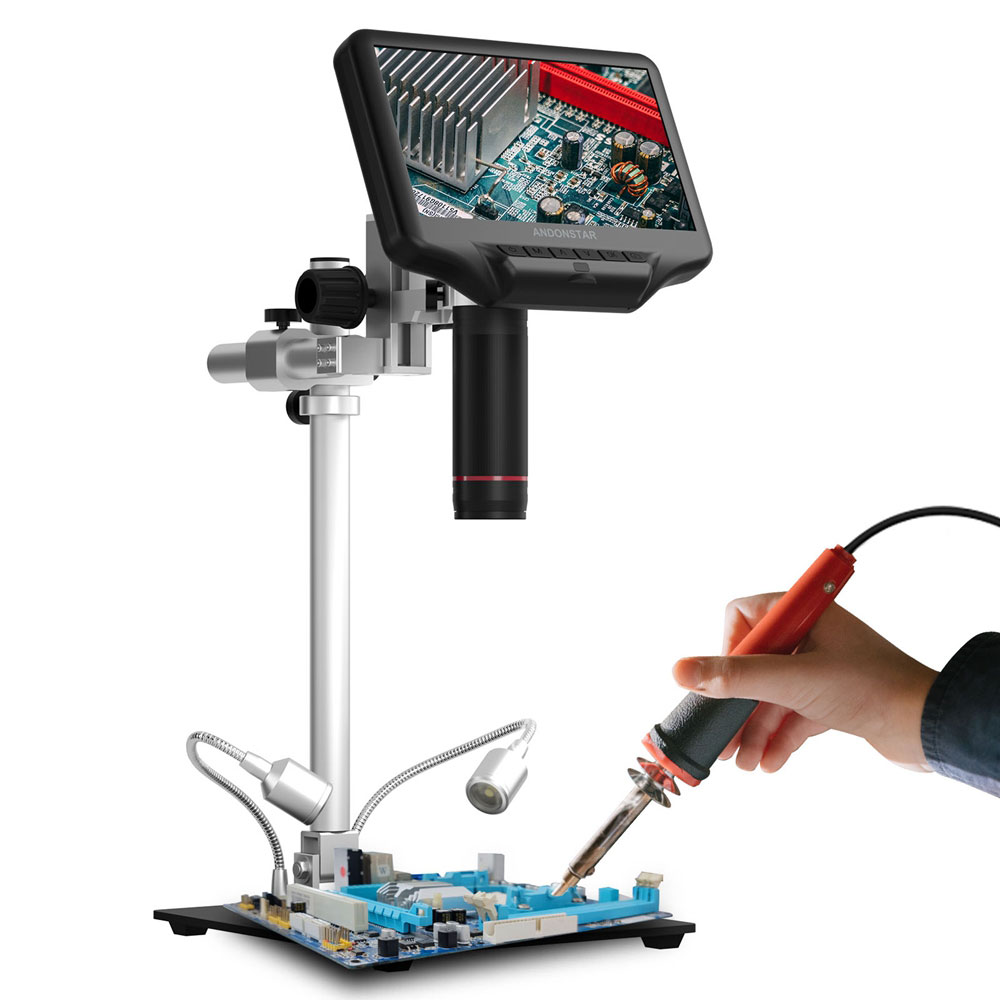 Mikroskop cyfrowy Andonstar AD – Digital Microscope With Screen 7 Inch recenzja i cena