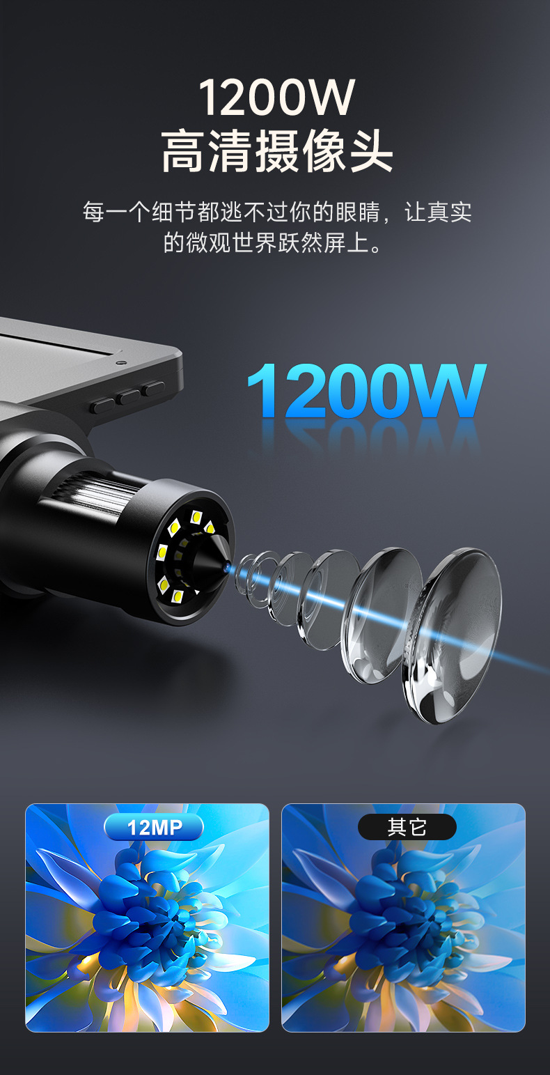 7-calowy ekran o wysokiej rozd – Digital Microscope With Screen 7 Inch recenzja i cena