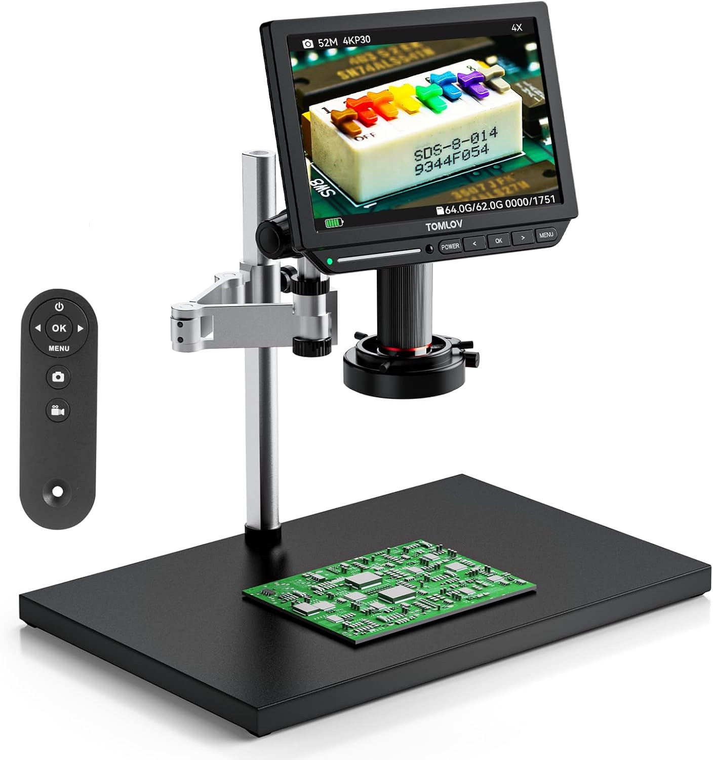 Mikroskop cyfrowy TOMLOV 4K do – Digital Microscope 4K Hdmi 2000X recenzja i cena