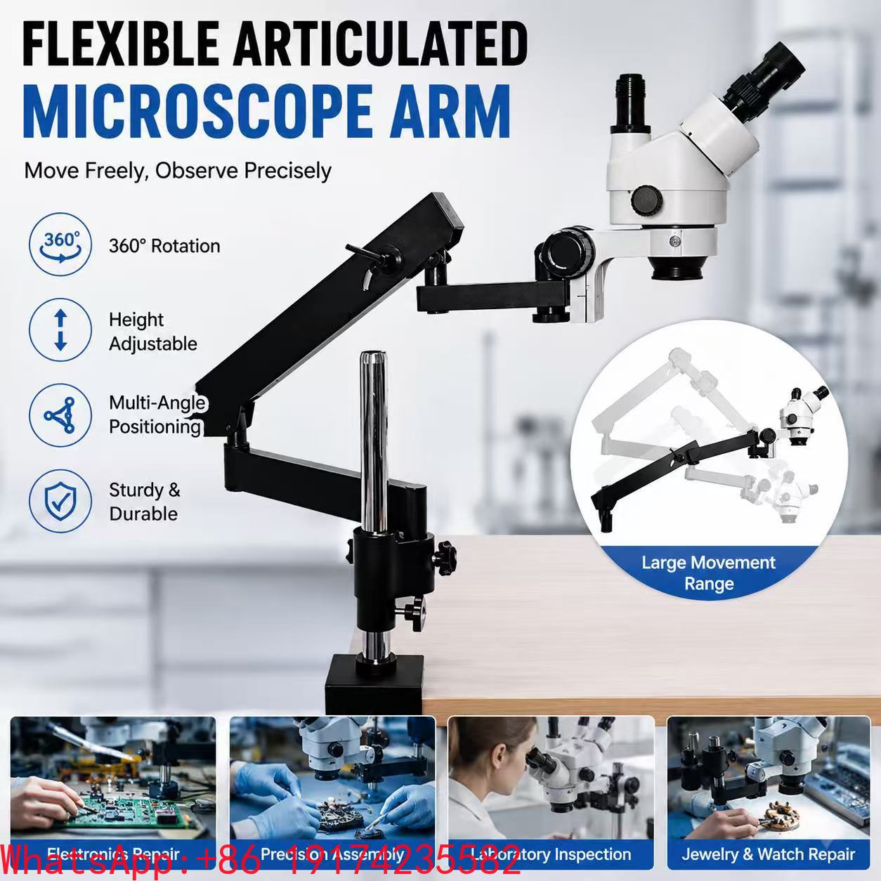 Elastyczny, ruchomy, przegubow – Microscope Boom Stand Articulating recenzja i cena