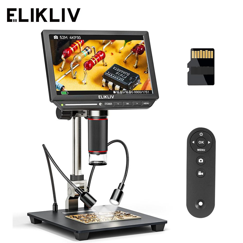 Elikliv EM4K 4K HDMI mikroskop – Digital Microscope 4K Hdmi 2000X recenzja i cena