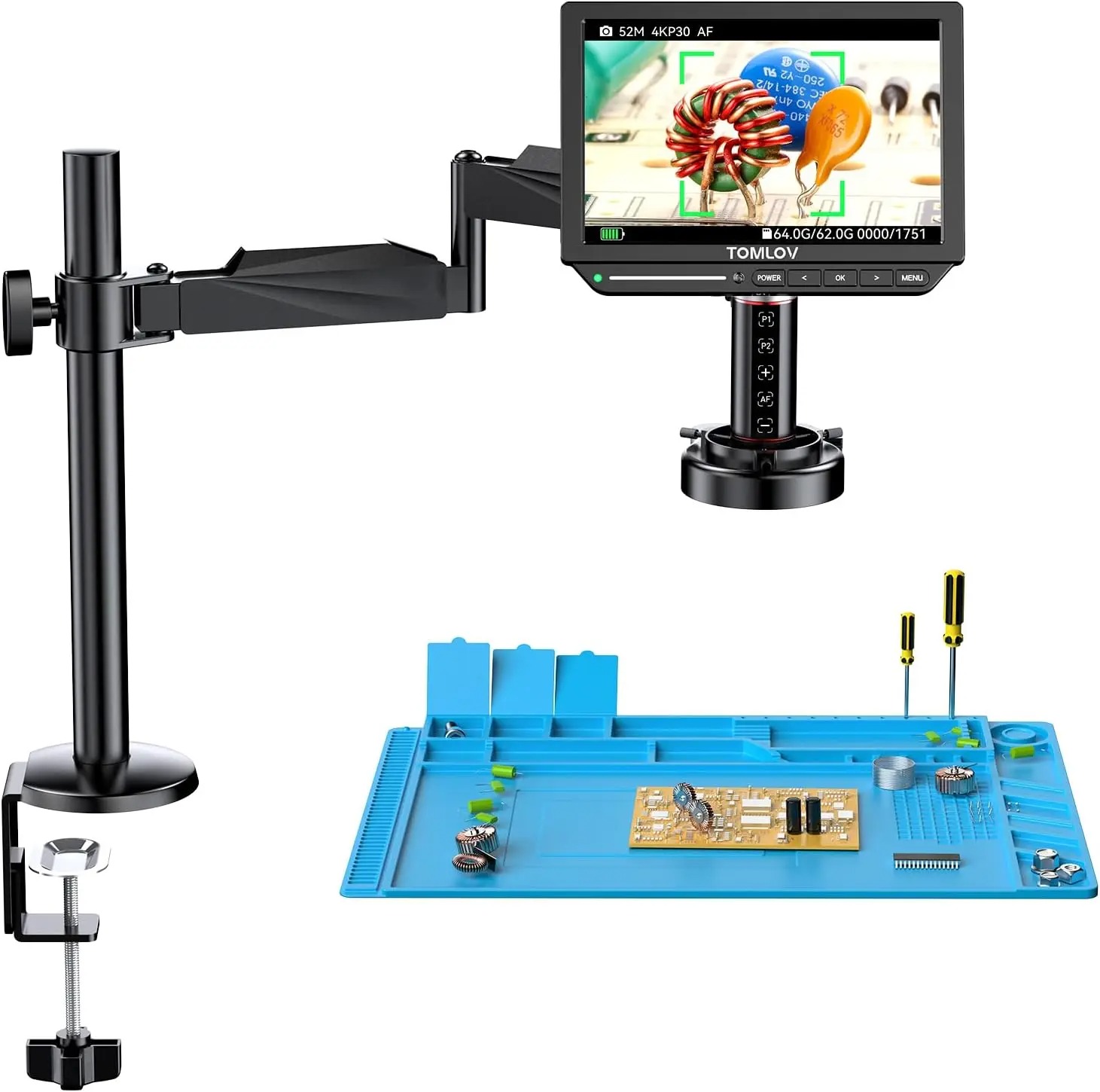 TOMLOV 8-calowy cyfrowy mikros – Digital Microscope 4K Hdmi 2000X recenzja i cena