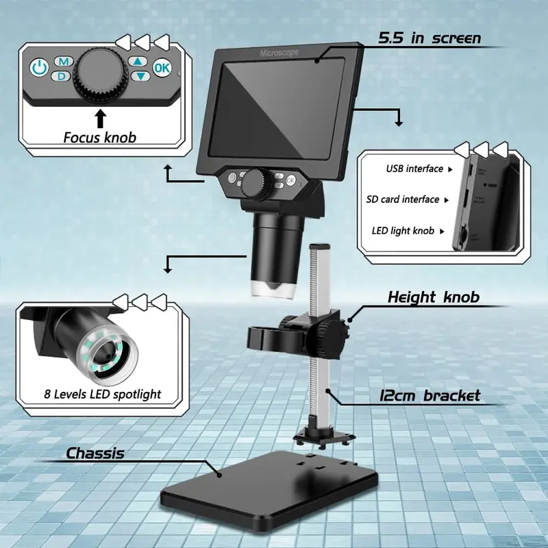 Mikroskop cyfrowy USB stereo z – Usb Microscope 1000X Digital recenzja i cena