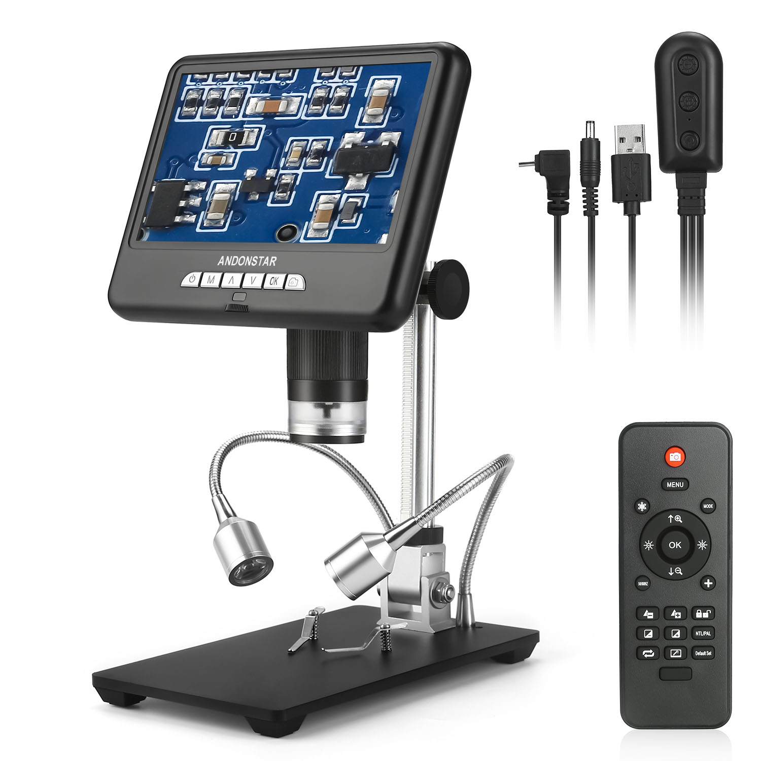 Andonstar AD407 HDMI lutownicz – Digital Microscope With Screen 7 Inch recenzja i cena
