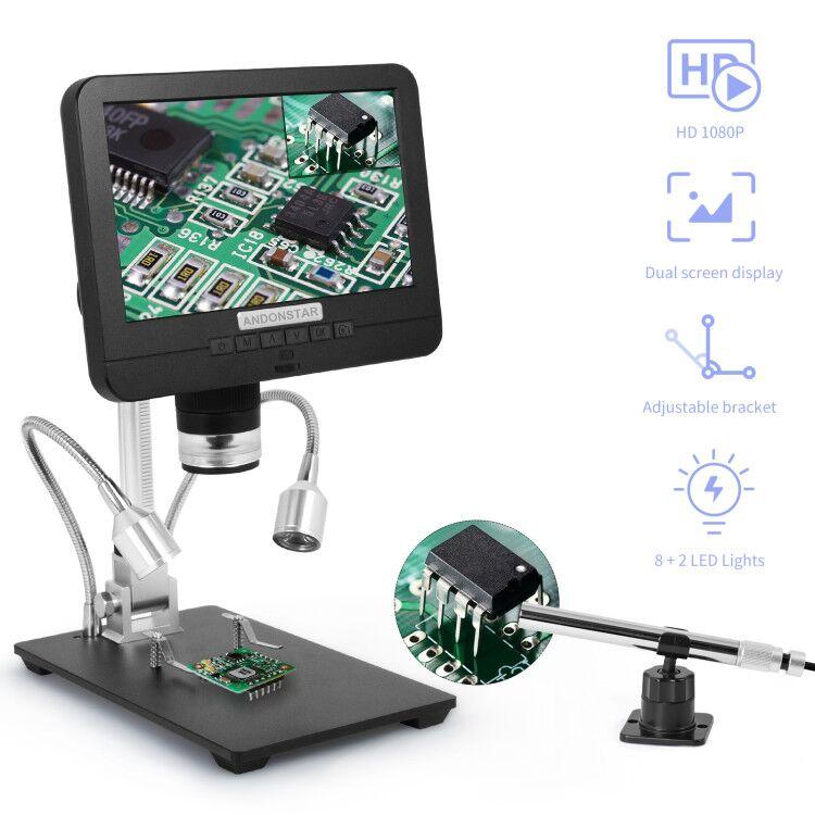 7-calowy cyfrowy mikroskop USB – Digital Microscope With Screen 7 Inch recenzja i cena