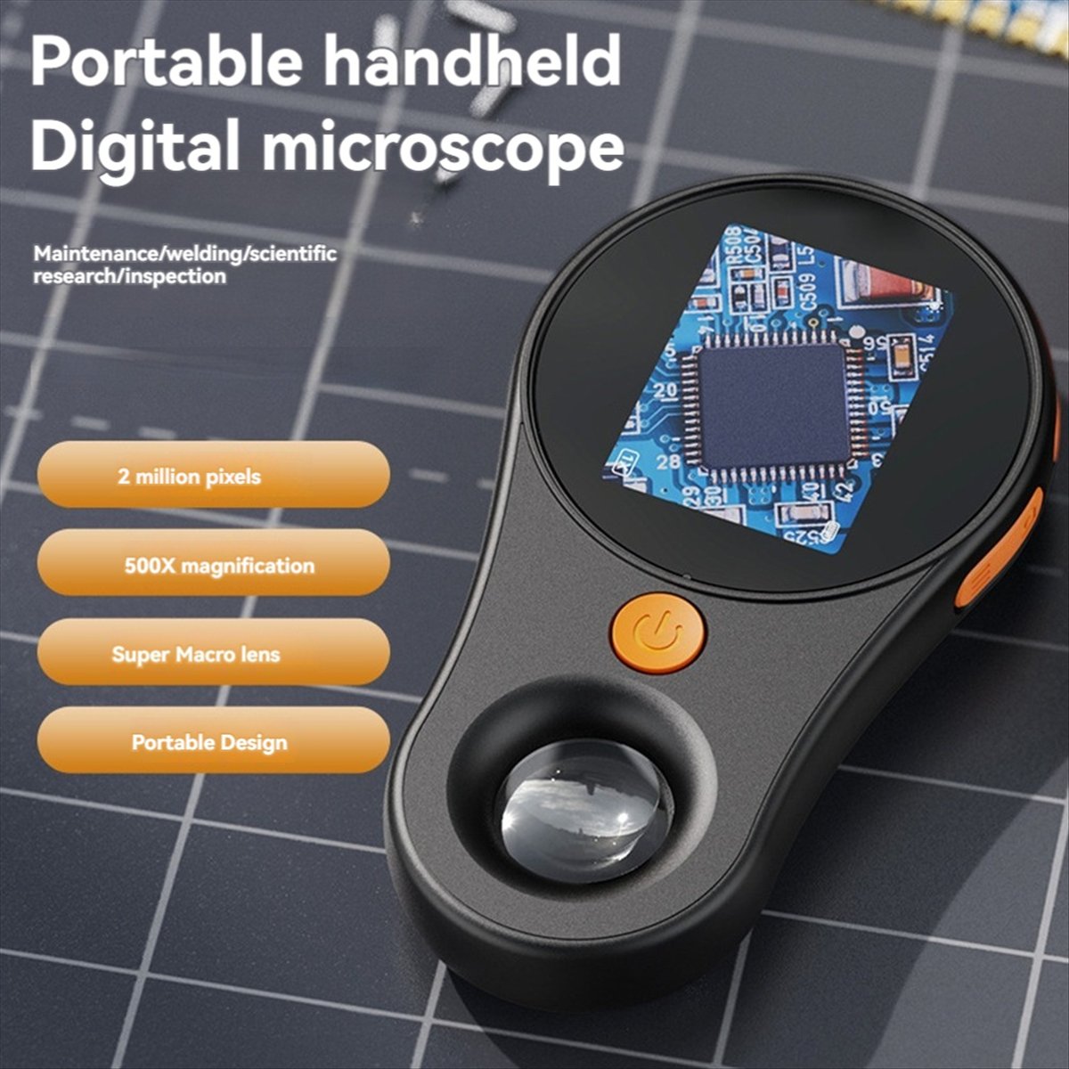 【Miernik】 Cyfrowy mikroskop 50 – Measuring Microscope Video 1080P recenzja i cena