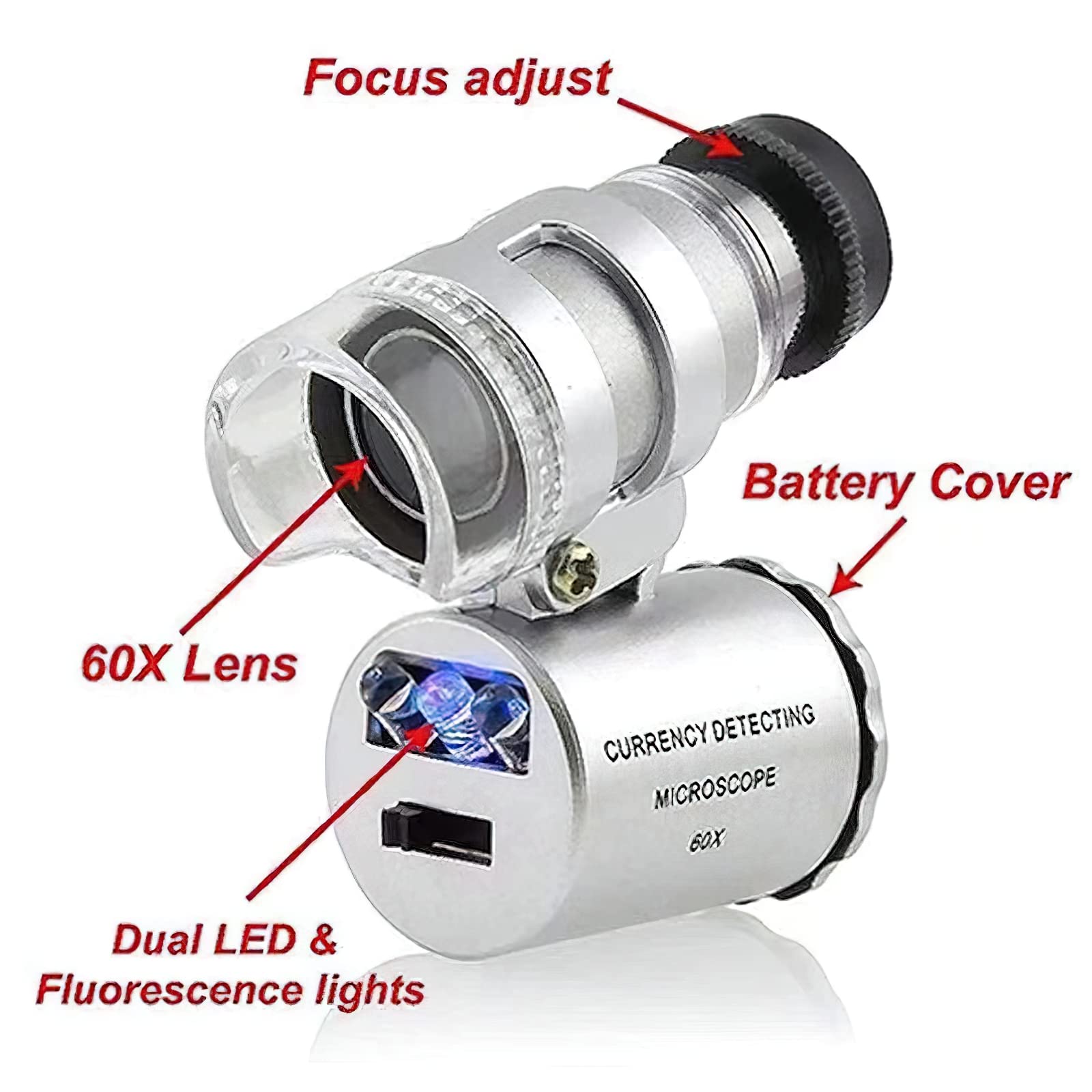60x Lupa jubilerska z kieszonk – Gem Microscope Jeweler recenzja i cena