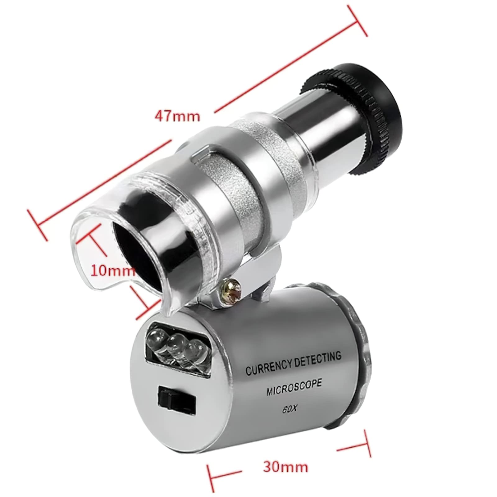 60x Lupa jubilerska z kieszonk – Gem Microscope Jeweler recenzja i cena