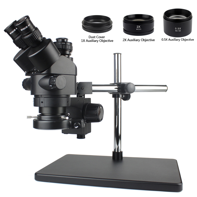 Mikroskop stereoskopowy trójok – Trinocular Stereo Microscope 7X-45X recenzja i cena