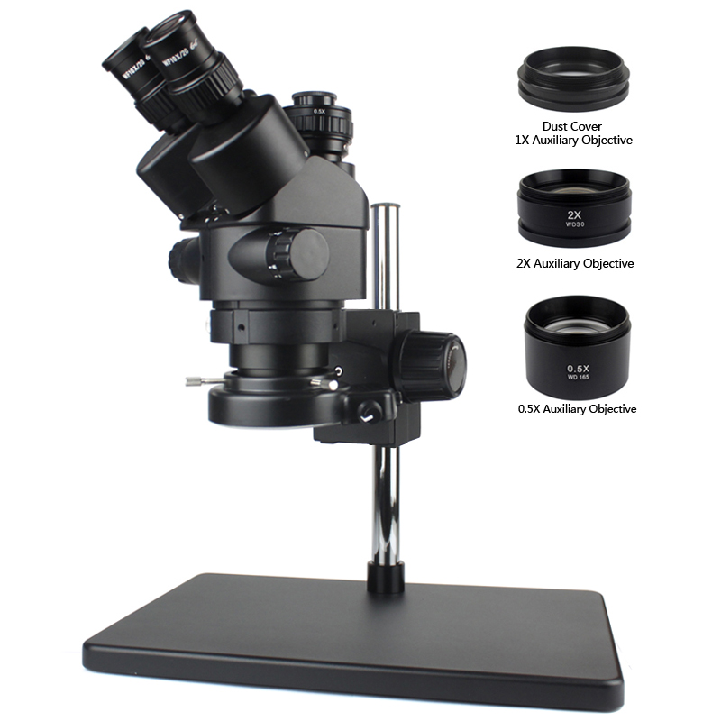 Mikroskop stereoskopowy trójok – Trinocular Stereo Microscope 7X-45X recenzja i cena
